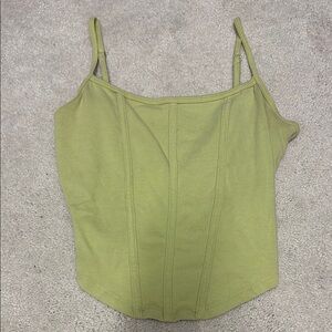 Olive Green Women's Top